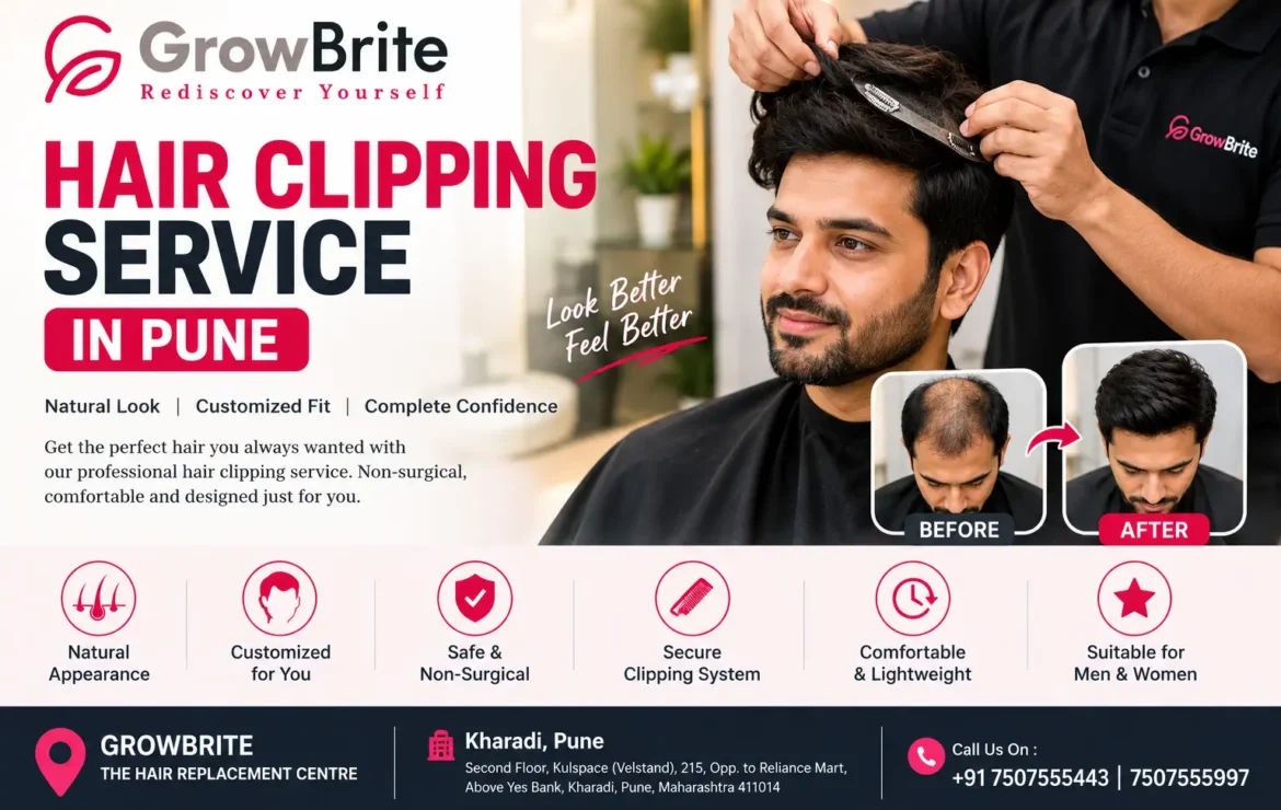 Hair Clipping Service in Pune | GrowBrite
